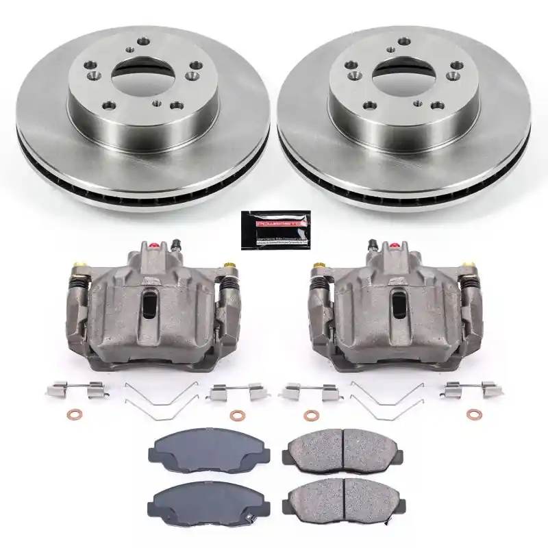 Power Stop 12-15 Honda Civic Front Autospecialty Brake Kit w/Calipers (PSBKCOE6319)