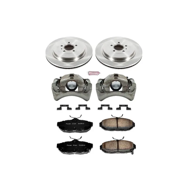 Power Stop 13-14 Ford Mustang Rear Autospecialty Brake Kit w/Calipers (PSBKCOE6402)