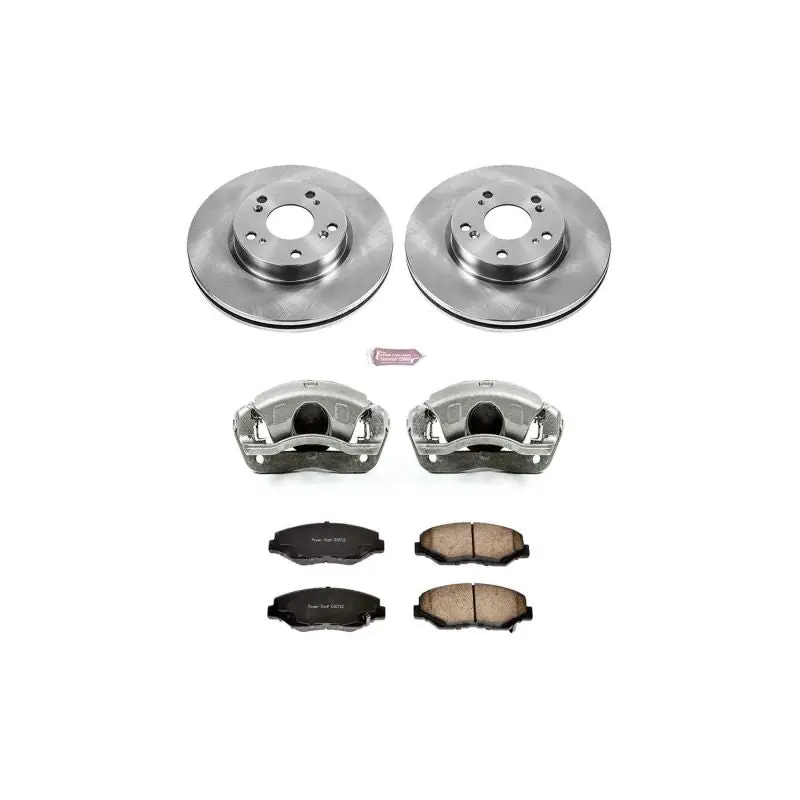 Power Stop 2013 Acura ILX Front Autospecialty Brake Kit w/Calipers (PSBKCOE6490)
