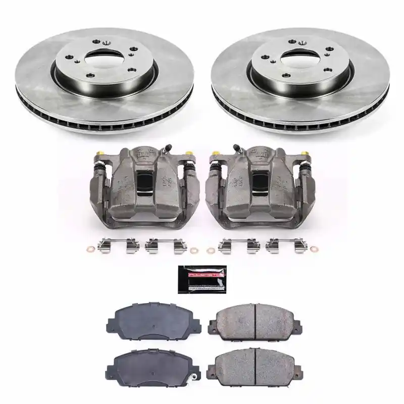 Power Stop 13-18 Honda Accord Front Autospecialty Brake Kit w/Calipers (PSBKCOE6515A)