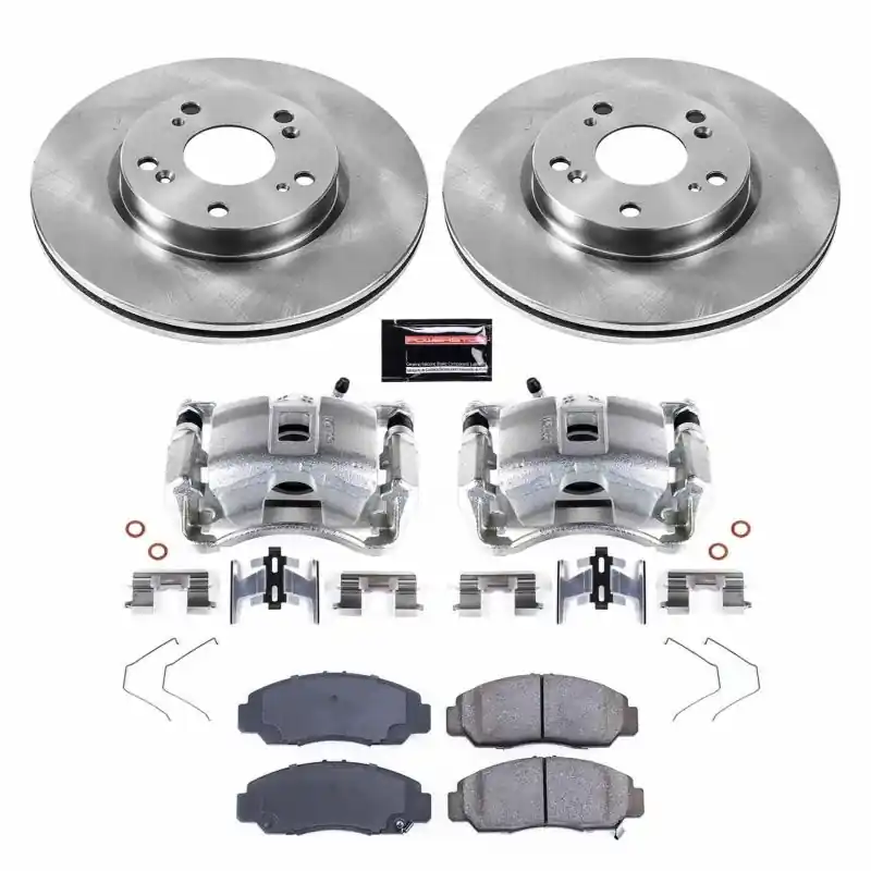 Power Stop 12-15 Honda Civic Front Autospecialty Brake Kit w/Calipers (PSBKCOE6766)