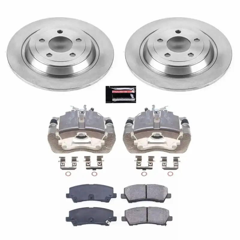 Power Stop 19-15 Ford Mustang Rear Autospecialty Brake Kit w/Calipers (PSBKCOE6813)