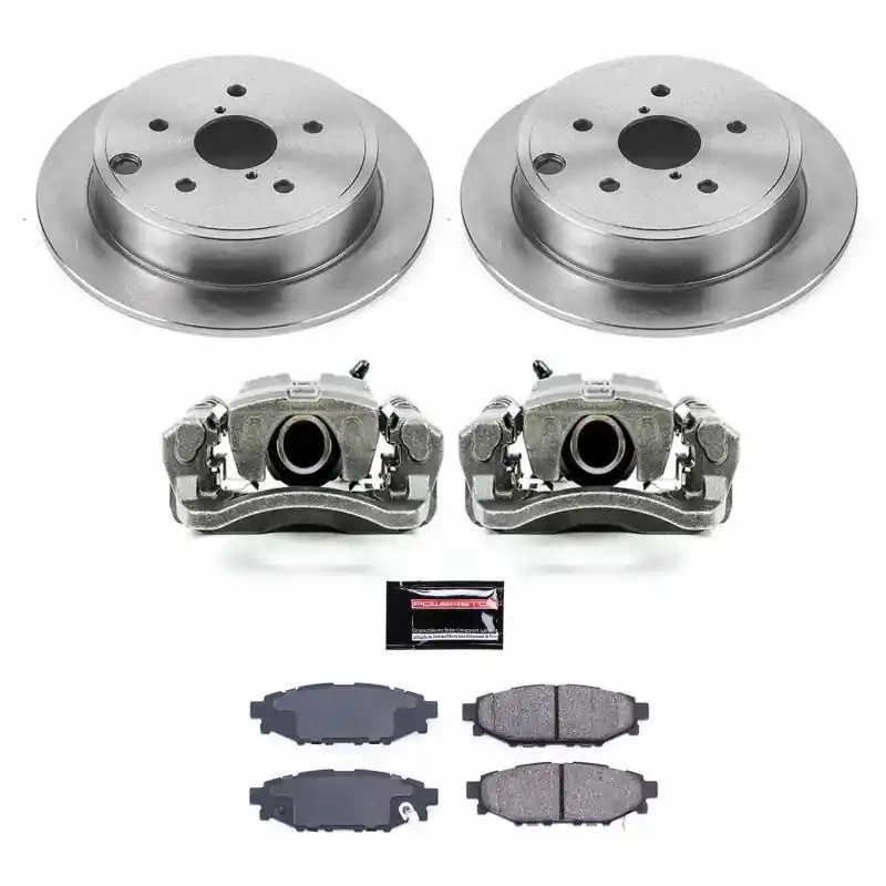 Power Stop 15-19 Subaru WRX Rear Autospecialty Brake Kit w/Calipers (PSBKCOE6977)