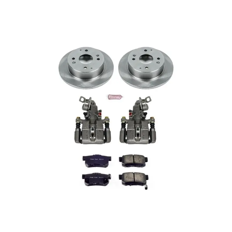 Power Stop 91-97 Honda Accord Rear Autospecialty Brake Kit w/Calipers (PSBKCOE701B)