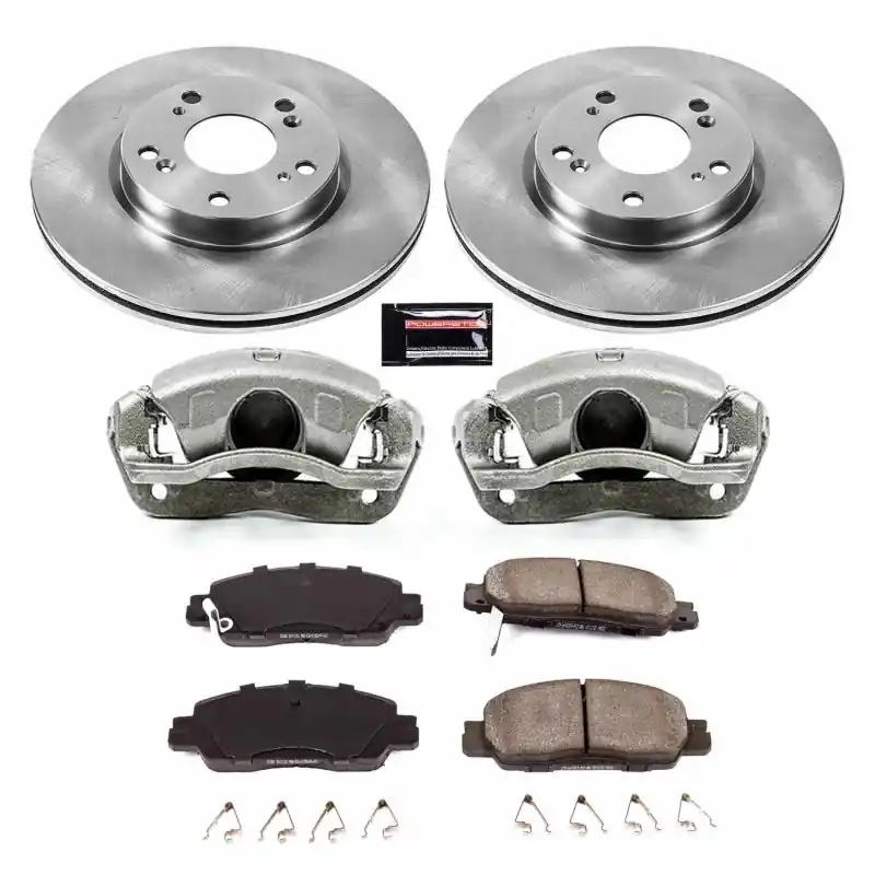 Power Stop 16-17 Honda Accord Front Autospecialty Brake Kit w/Calipers (PSBKCOE7345)