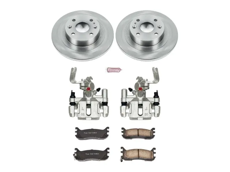 Power Stop 97-03 Ford Escort Rear Autospecialty Brake Kit w/Calipers (PSBKCOE772)