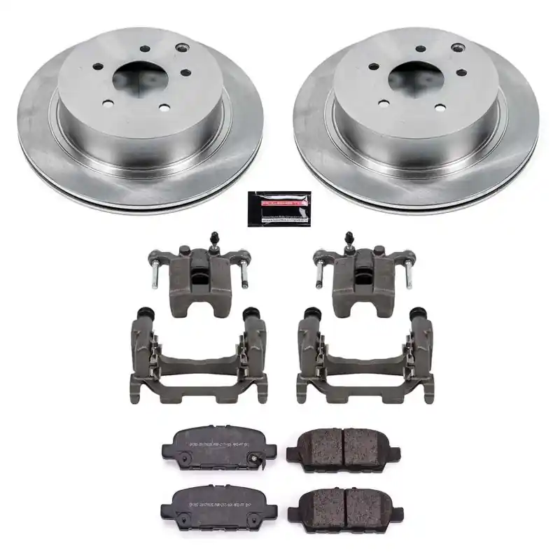 Power Stop 18-19 Infiniti Q50 Rear Autospecialty Brake Kit w/Calipers (PSBKCOE8021)