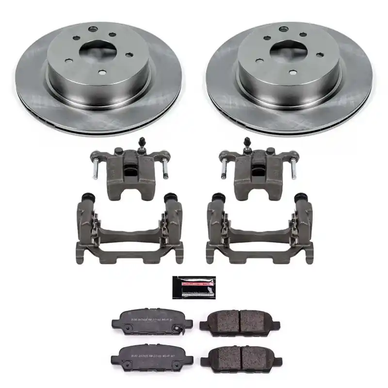 Power Stop 18-19 Nissan 370Z Rear Autospecialty Brake Kit w/Calipers (PSBKCOE8062)