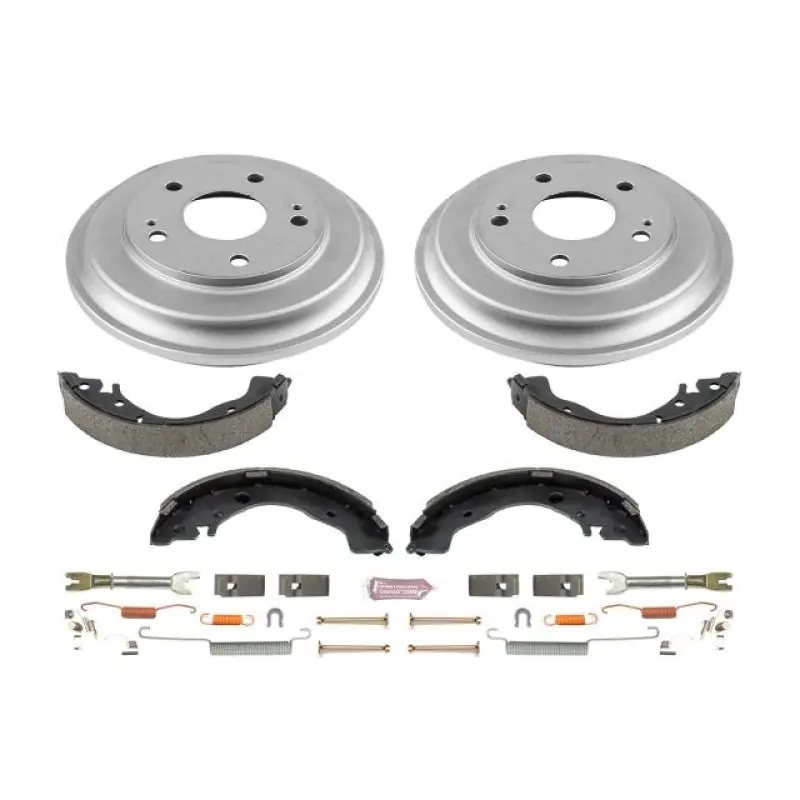 Power Stop 12-15 Honda Civic Coupe Rear Autospecialty Drum Kit (PSBKOE15398DK)