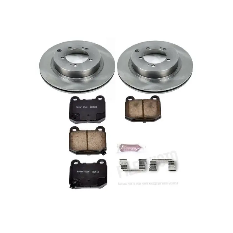 Power Stop 03-06 Mitsubishi Lancer Rear Autospecialty Brake Kit (PSBKOE156)