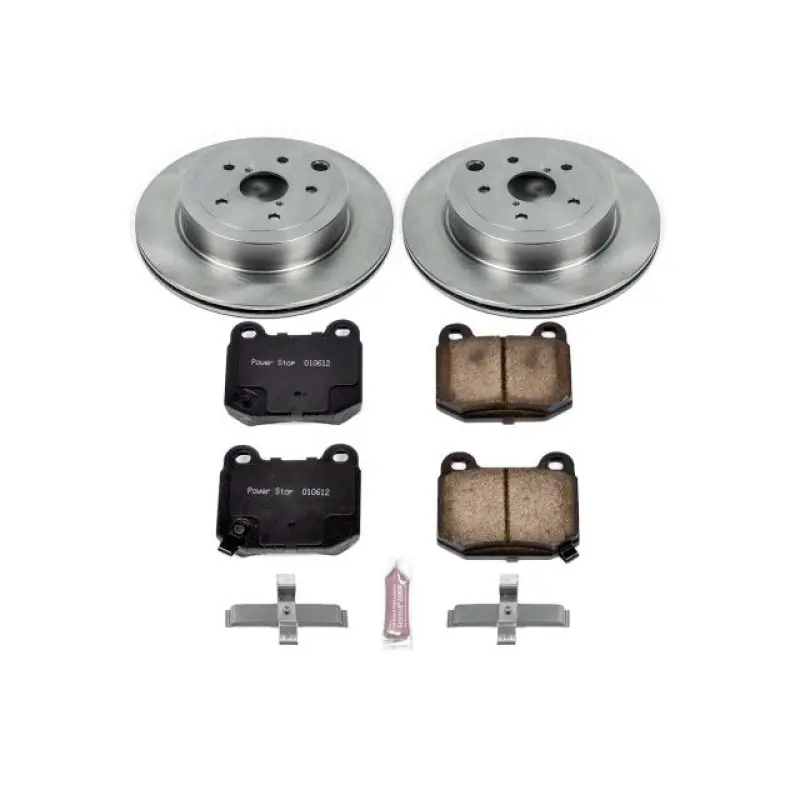 Power Stop 08-14 Subaru Impreza Rear Autospecialty Brake Kit (PSBKOE5305)