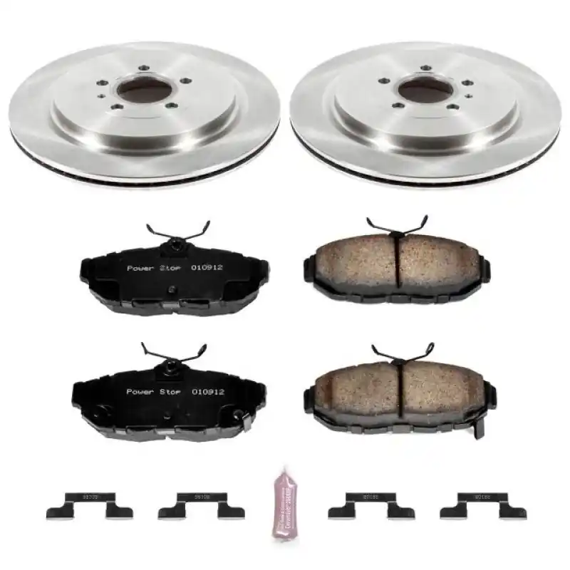 Power Stop 13-14 Ford Mustang Rear Autospecialty Brake Kit (PSBKOE6402)