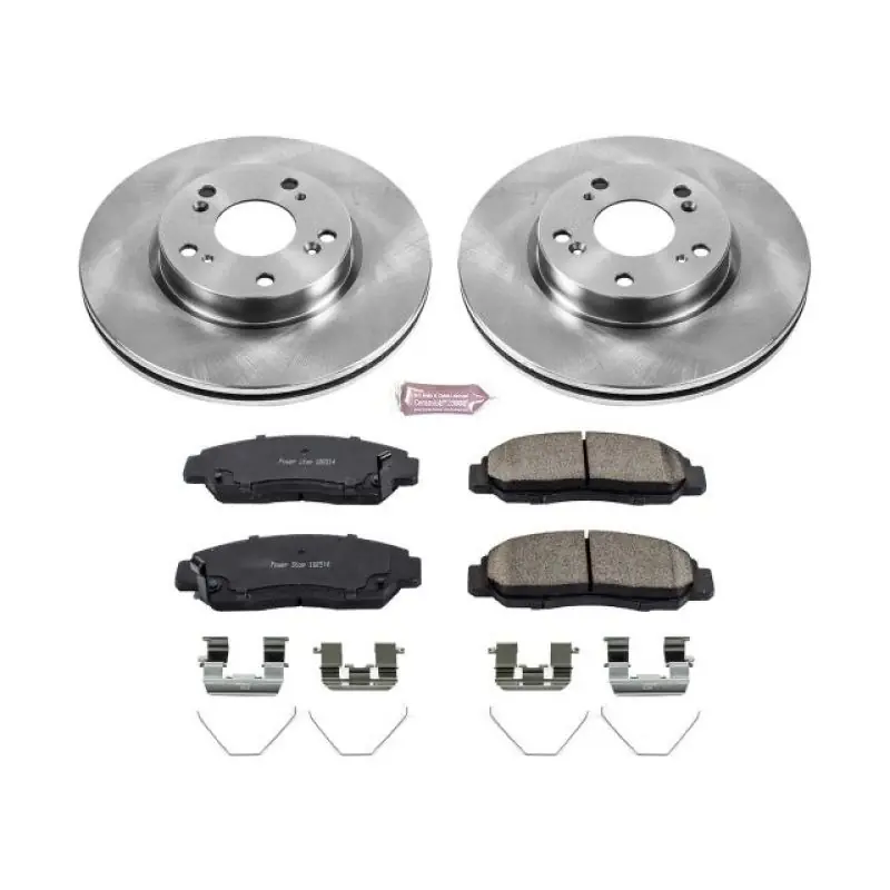 Power Stop 12-15 Honda Civic Front Autospecialty Brake Kit (PSBKOE6766)
