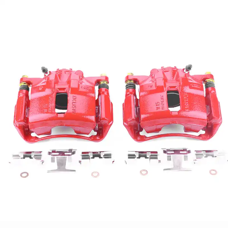 Power Stop 91-95 Acura Legend Front Red Calipers w/Brackets - Pair (PSBS1462)