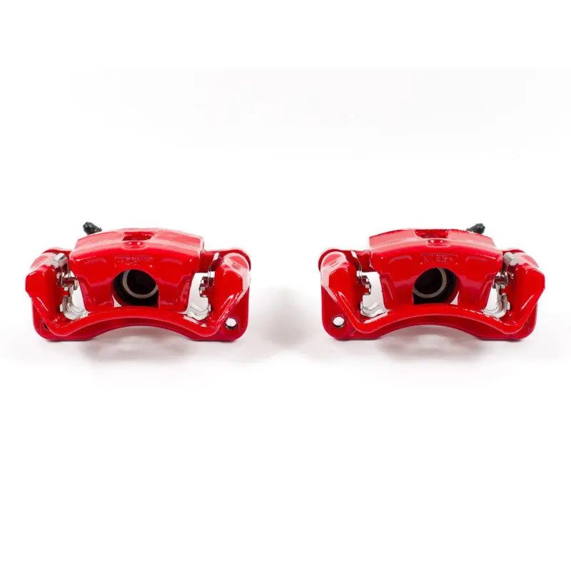 Power Stop 95-05 Chrysler Sebring Rear Red Calipers w/Brackets - Pair (PSBS1692)