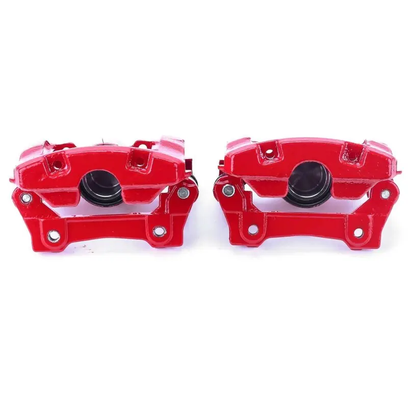Power Stop 07-11 Lexus GS350 Rear Red Calipers w/Brackets - Pair (PSBS3312)