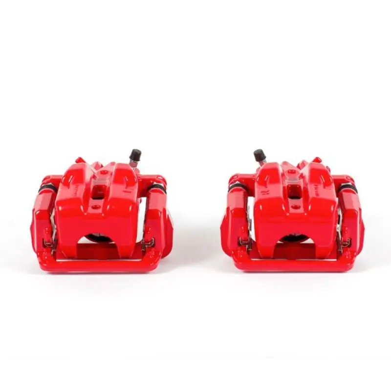 Power Stop 06-15 Mazda MX-5 Miata Rear Red Calipers w/Brackets - Pair (PSBS3322)