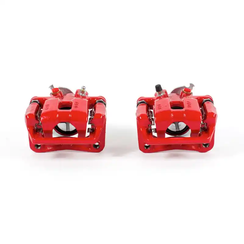 Power Stop 09-14 Acura TSX Rear Red Calipers w/Brackets - Pair (PSBS3358)