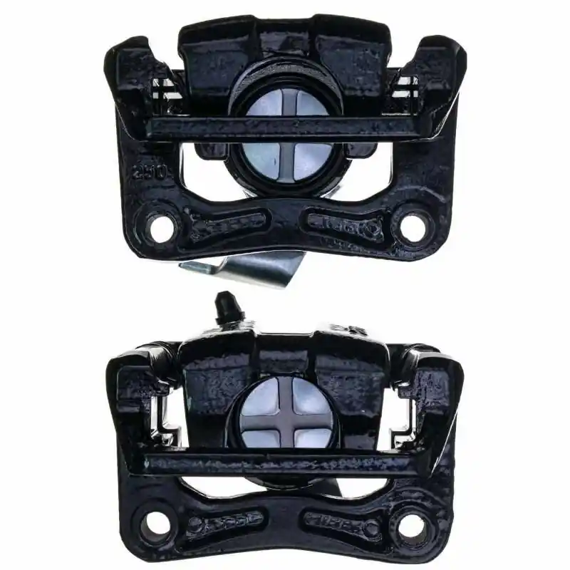 Power Stop 09-14 Acura TSX Rear Black Caliper - Pair w/Bracket (PSBS3358BLK)