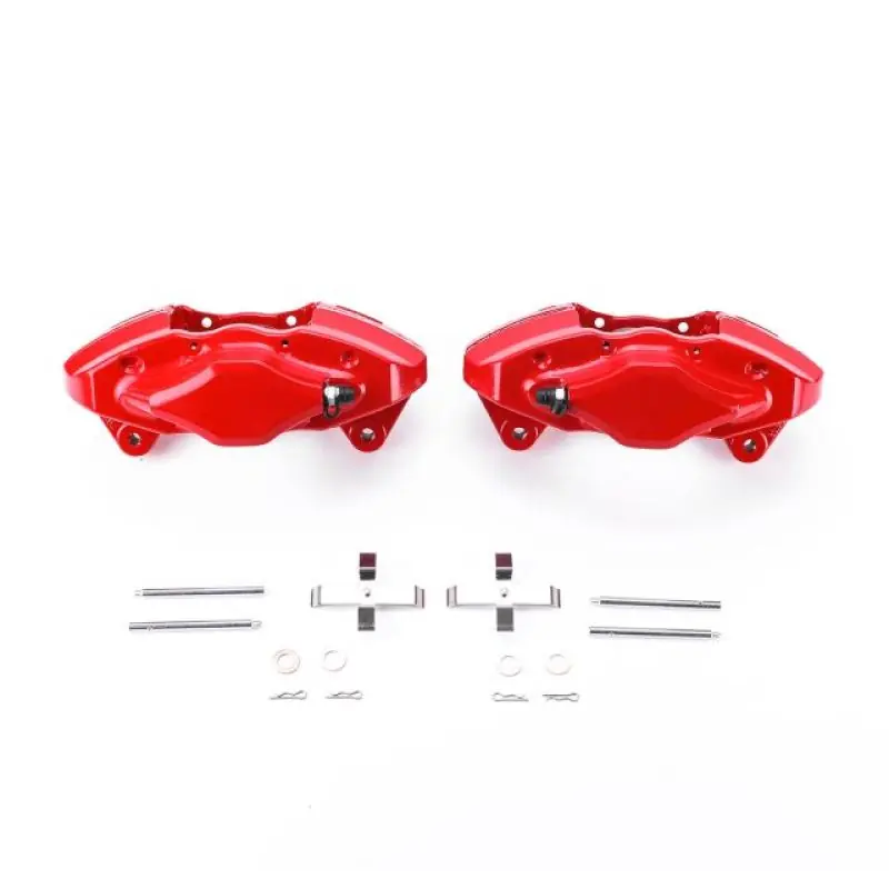Power Stop 08-14 Subaru Impreza Rear Red Calipers w/o Brackets - Pair (PSBS3780)