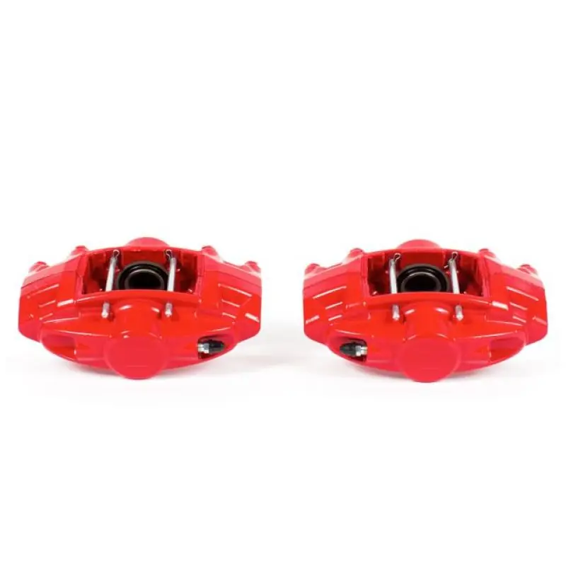 Power Stop 09-19 Nissan 370Z Rear Red Calipers w/o Brackets - Pair (PSBS6182)