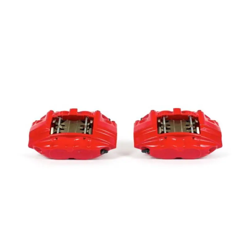 Power Stop 09-19 Nissan 370Z Front Red Calipers w/o Brackets - Pair (PSBS6232)