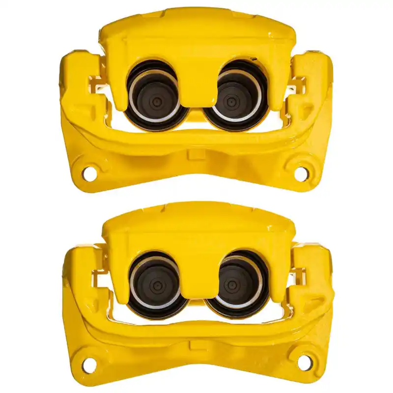 Power Stop 17-20 Toyota 86 Front Yellow Caliper w/Bracket (Pair) (PSBS7084YLW)