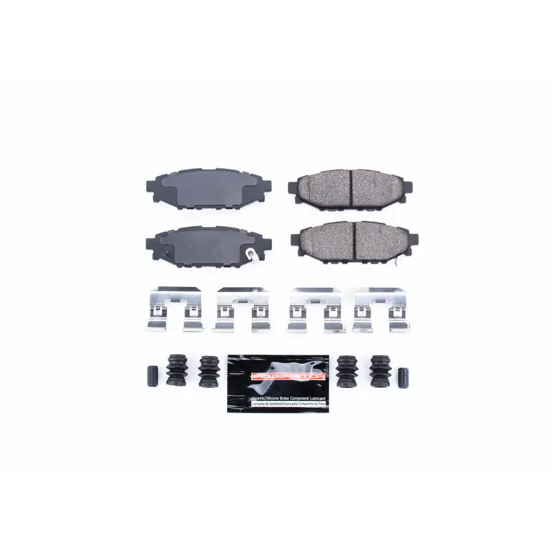 Power Stop 13-16 Subaru BRZ Rear Z23 Evolution Sport Brake Pads w/Hardware (PSBZ23-1114)