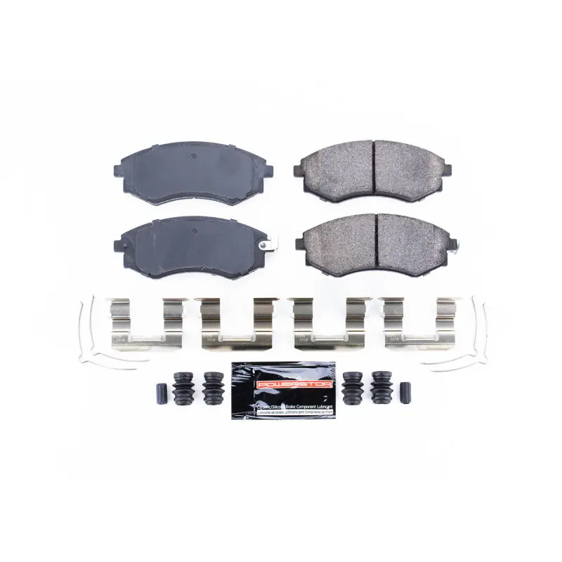 Power Stop 92-01 Hyundai Elantra Front Z23 Evolution Sport Brake Pads w/Hardware (PSBZ23-449)