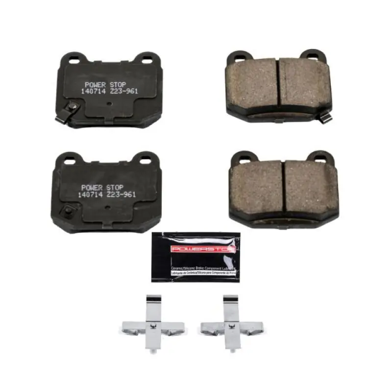 Power Stop 03-05 Infiniti G35 Rear Z23 Evolution Sport Brake Pads w/Hardware (PSBZ23-961)