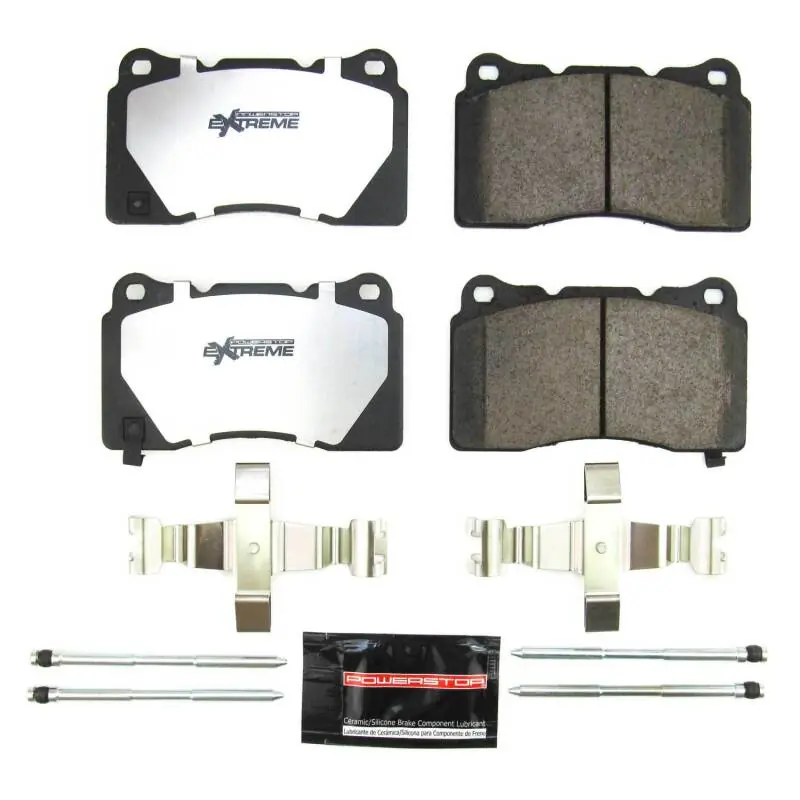 Power Stop 17-21 Honda Civic Front Z26 Street Brake Pads w/Hardware (PSBZ26-1001B)