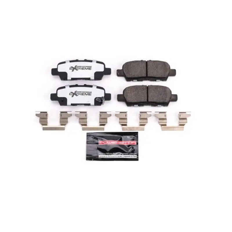 Power Stop 11-12 Infiniti EX35 Rear Z26 Extreme Street Brake Pads w/Hardware (PSBZ26-1393)