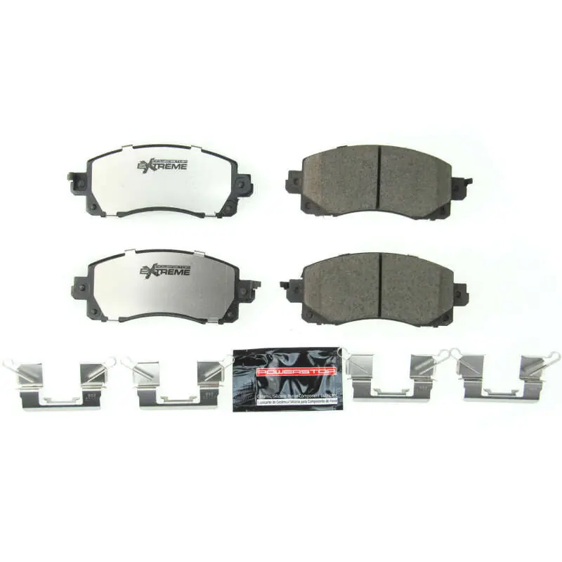 Power Stop 18-19 Subaru Crosstrek Front Z26 Extreme Street Brake Pads w/Hardware (PSBZ26-2045)