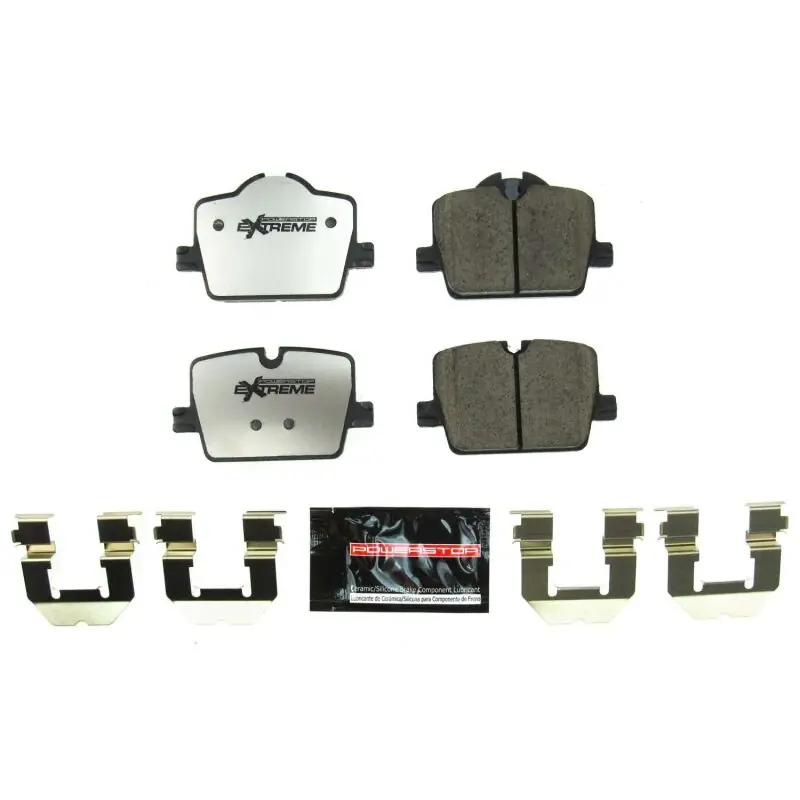 Power Stop 2019 BMW 330i Rear Z26 Extreme Street Brake Pads w/Hardware (PSBZ26-2221)