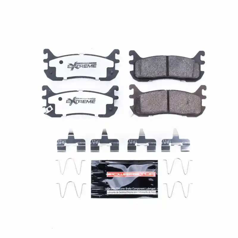 Power Stop 97-03 Ford Escort Rear Z26 Extreme Street Brake Pads w/Hardware (PSBZ26-636)