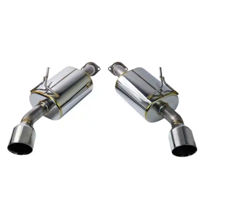 REMARK 14+ Infiniti Q50 Axleback Exhaust w/Mufflers - Stainless Double Wall Tip (REMRO-TSQ5-DM)