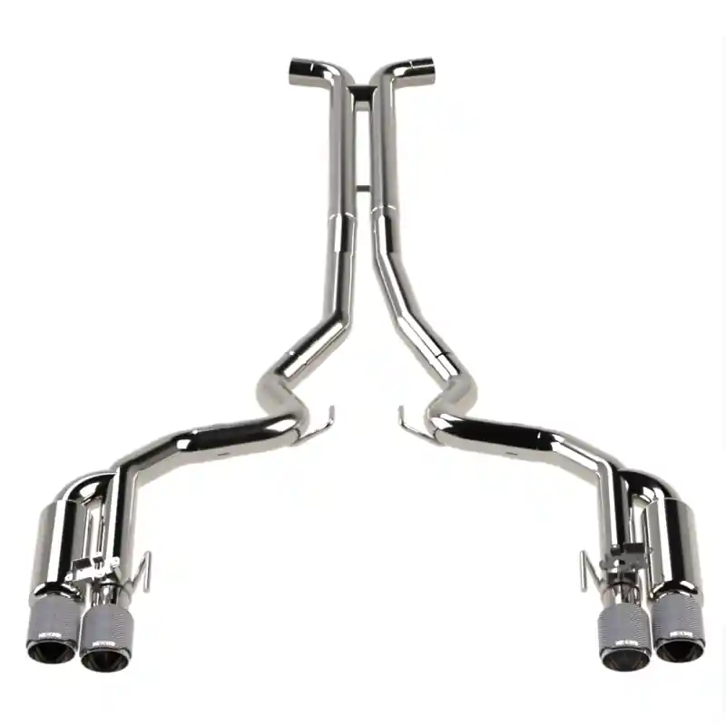 Kooks 18-24 Ford Mustang GT 5.0 3in. Valved Shotgun Cat-Back Exhaust - Carbon Tips (KSH11514520)