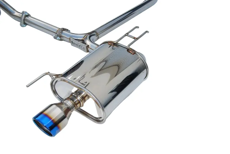 Invidia 04-08 Acura TSX Q300 Rolled Titanium Tip Cat-Back Exhaust (INVHS06TSXG3T)