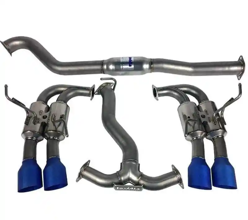 Invidia 11-14 WRX/STi Gemini 80mm Full Titanium 101mm Quad Tip Cat-Back Exhaust (INVHS11STI5TG4ST)