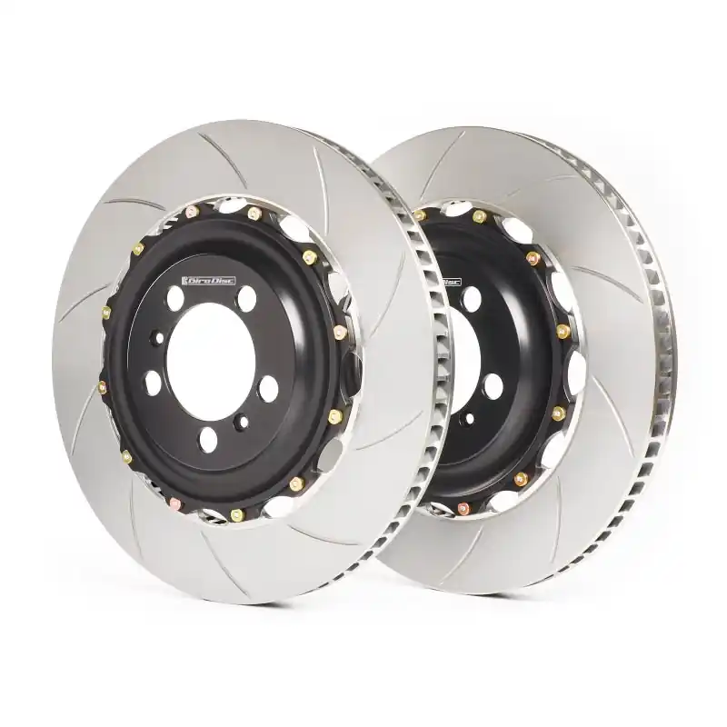 GiroDisc 2019+ Hyundai Veloster N (w/Performance Package) / 21-23 Hyundai Kona N Slotted Rear Rotors (GIRA2-217)