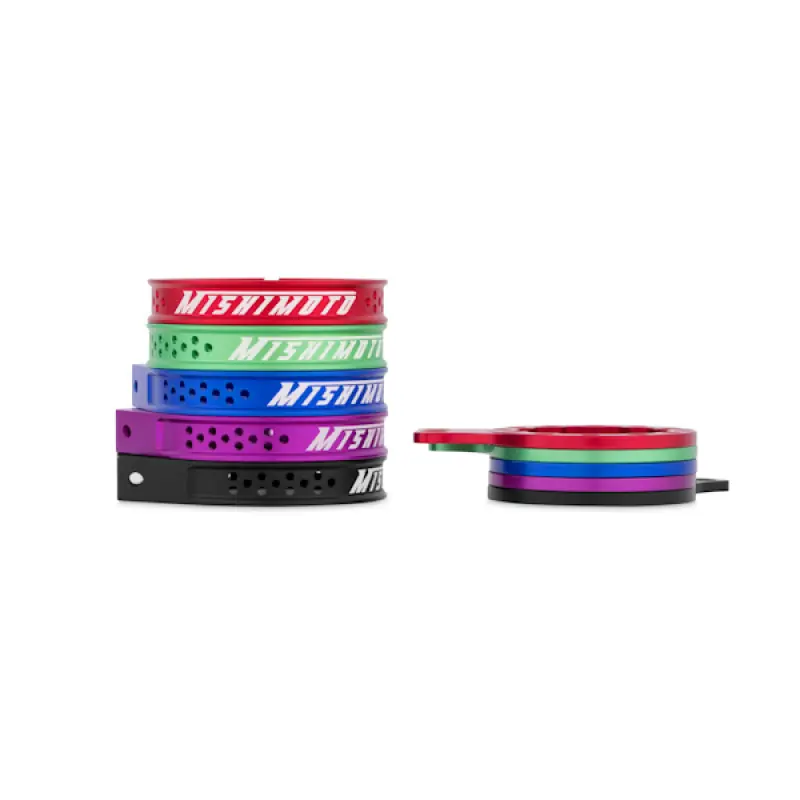 Mishimoto Universal Replacement Bracket Set for Baffled Oil Catch Can - Black (MISMMBCC-BKTS-BK)
