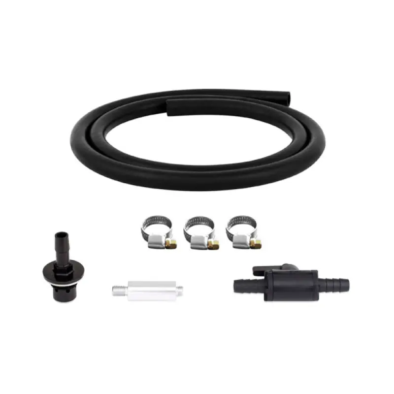 Mishimoto Compact Baffled Oil Catch Can Petcock Drain Kit w/ Metal Drain Fitting (MISMMBCC-DRAIN-01)