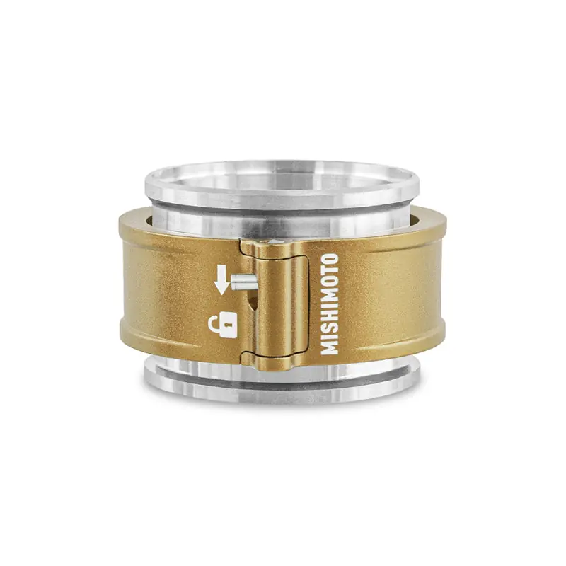 Mishimoto 2.5in Quick Release Clamp Assembly - Gold (MISMMCLAMP-QD-25GD)