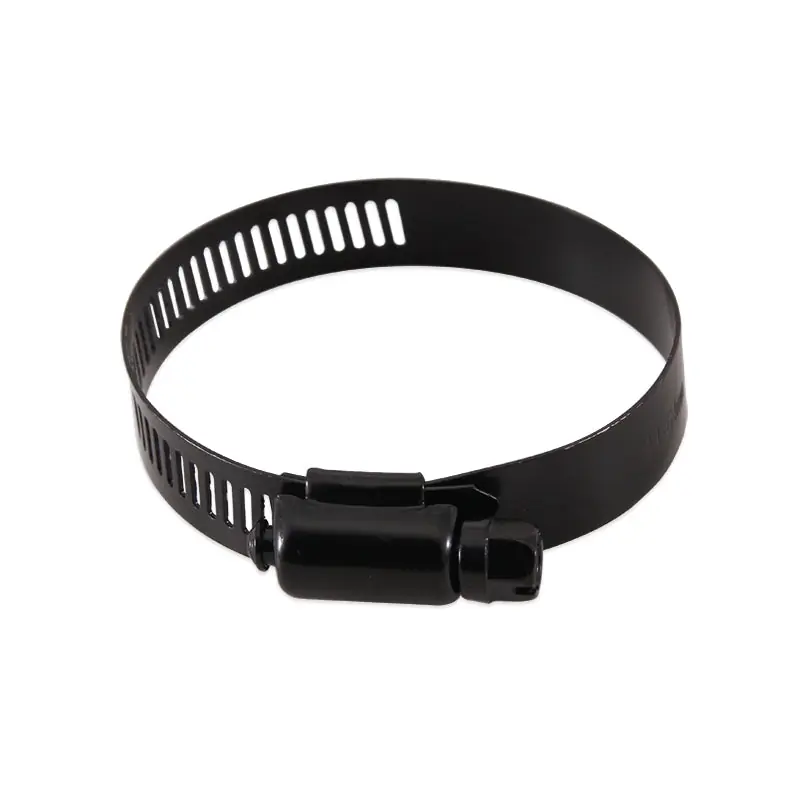 Mishimoto High-Torque Worm Gear Clamp 0.83in.-1.73in. (21mm-44mm) - Pack of 10 (Black) (MISMMCLAMP-WG-44HTBK)