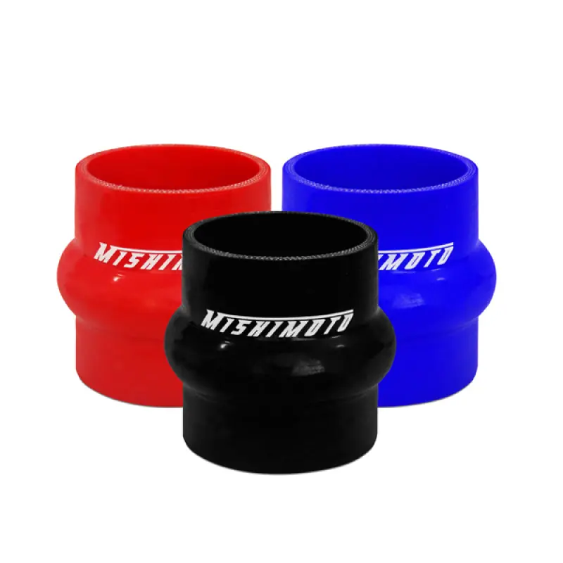 Mishimoto 2.5in Black Hump Hose Coupler (MISMMCP-2.5HPBK)