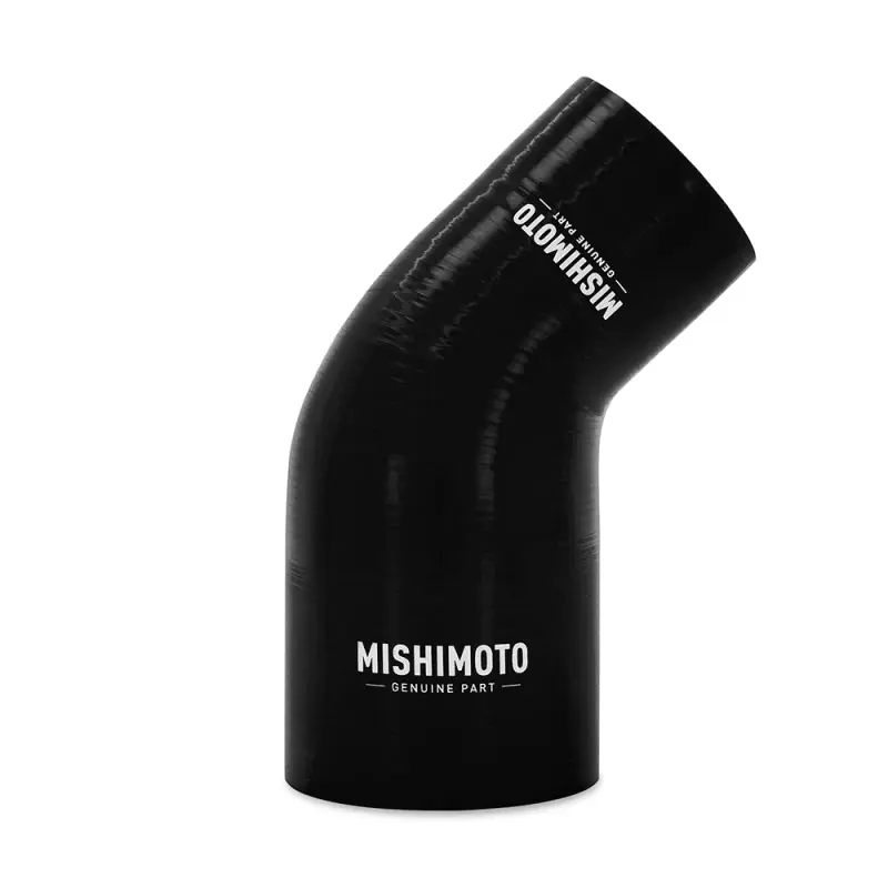 Mishimoto 2.5in to 3in 45 Degree Silicone Coupler - Black (MISMMCP-R45-2530BK)