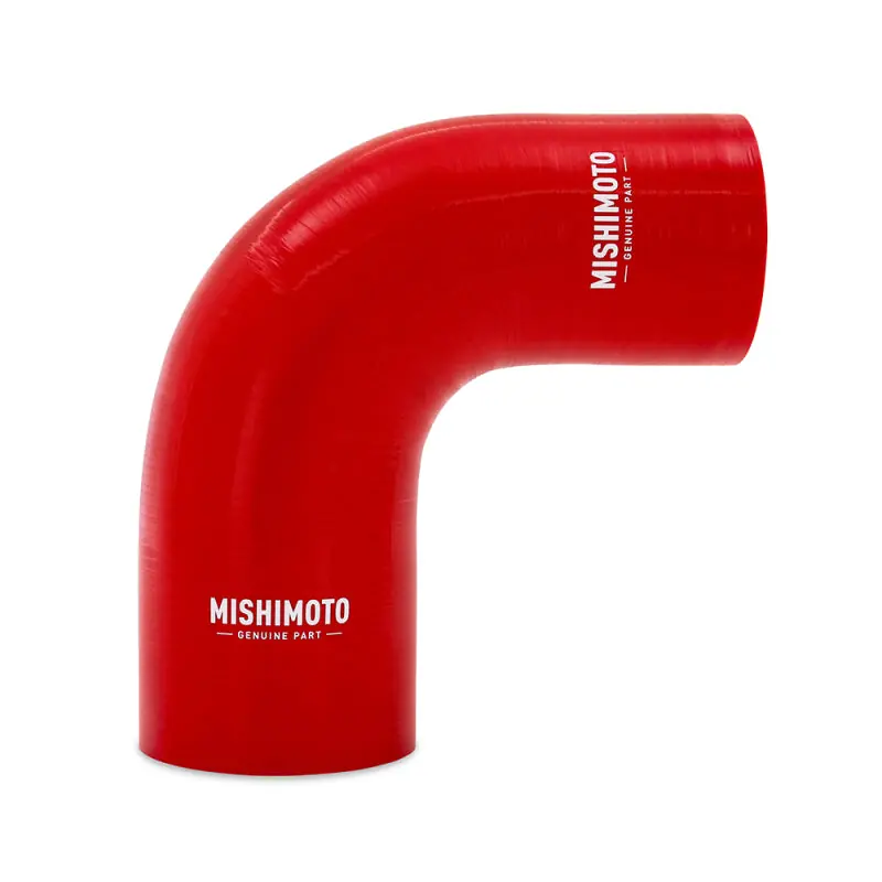 Mishimoto Silicone Reducer Coupler 90 Degree 2in to 2.25in - Red (MISMMCP-R90-20225RD)