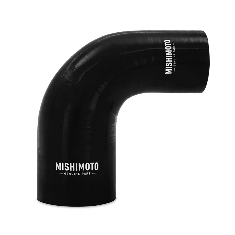 Mishimoto Silicone Reducer Coupler 90 Degree 2.5in to 3in - Black (MISMMCP-R90-2530BK)
