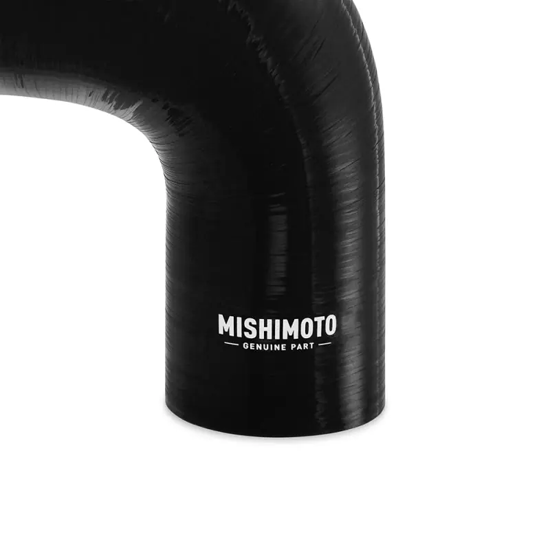 Mishimoto Silicone Reducer Coupler 90 Degree 2.5in to 4in - Black (MISMMCP-R90-2540BK)
