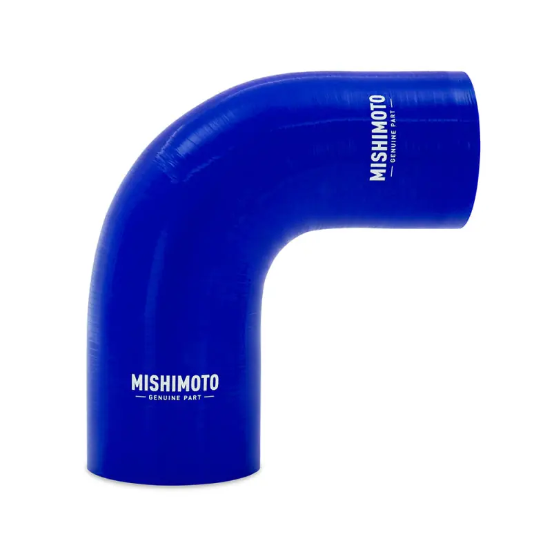 Mishimoto Silicone Reducer Coupler 90 Degree 2.75in to 3in - Blue (MISMMCP-R90-27530BL)